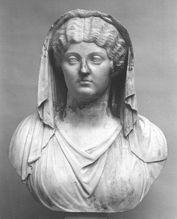 Faustina Minor,  ca. 175, wife of Marcus Aurelius (Roman) Musée du Louvre, Paris,    Cp 6446 ; Ma 1177 ; Ma 4124